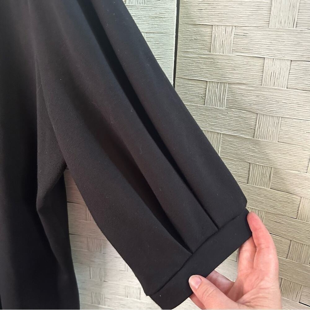 Eloquii black blouse with balloons, sleeves, bohemian  Lagenlook Plus size 26 - Picture 2 of 9